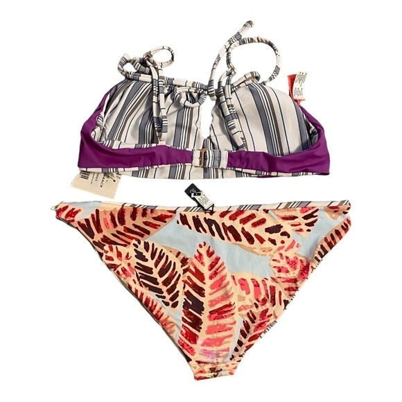 Maaji Skyline Samatha Reversible Bikini Top/Bimini Victory Signature Cut Bottoms - Picture 9 of 10